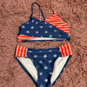 Art Class kids patriotic two piece bathing suit